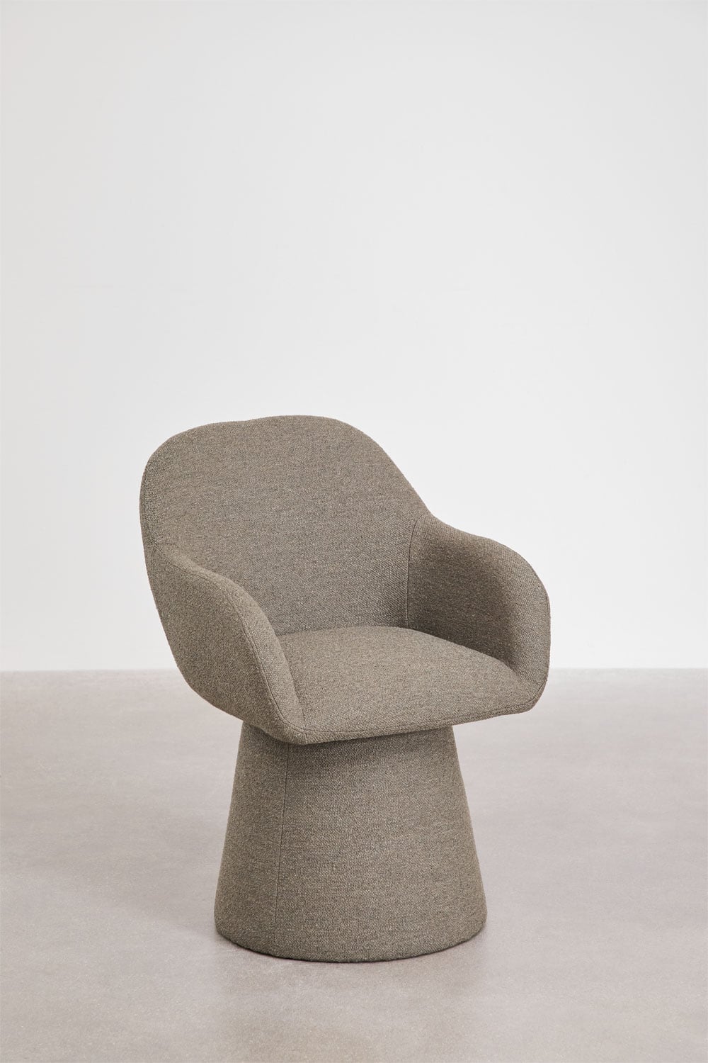 Pack de 2 fauteuils pivotants tapissés Erica, image de la galerie 3