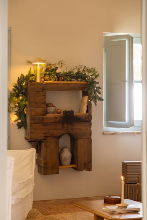 Guirlande de Noël avec lumières LED 180 cm Raina