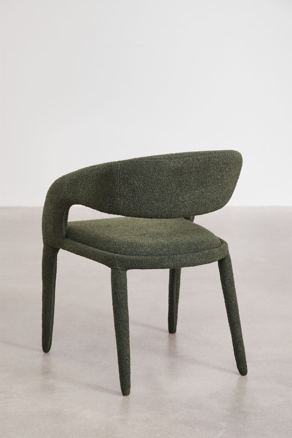 Chaise de salle à manger rembourrée Arazeina avec accoudoirs, image de la galerie 5