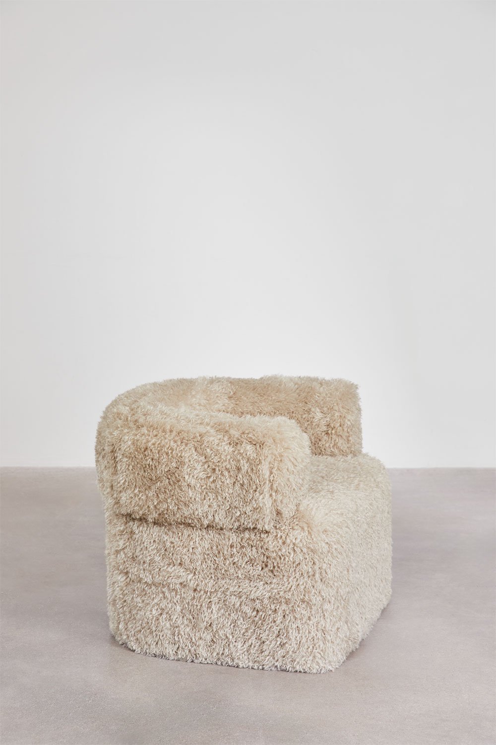 Lot de 2 fauteuils en fourrure synthétique Neda, image de la galerie 5