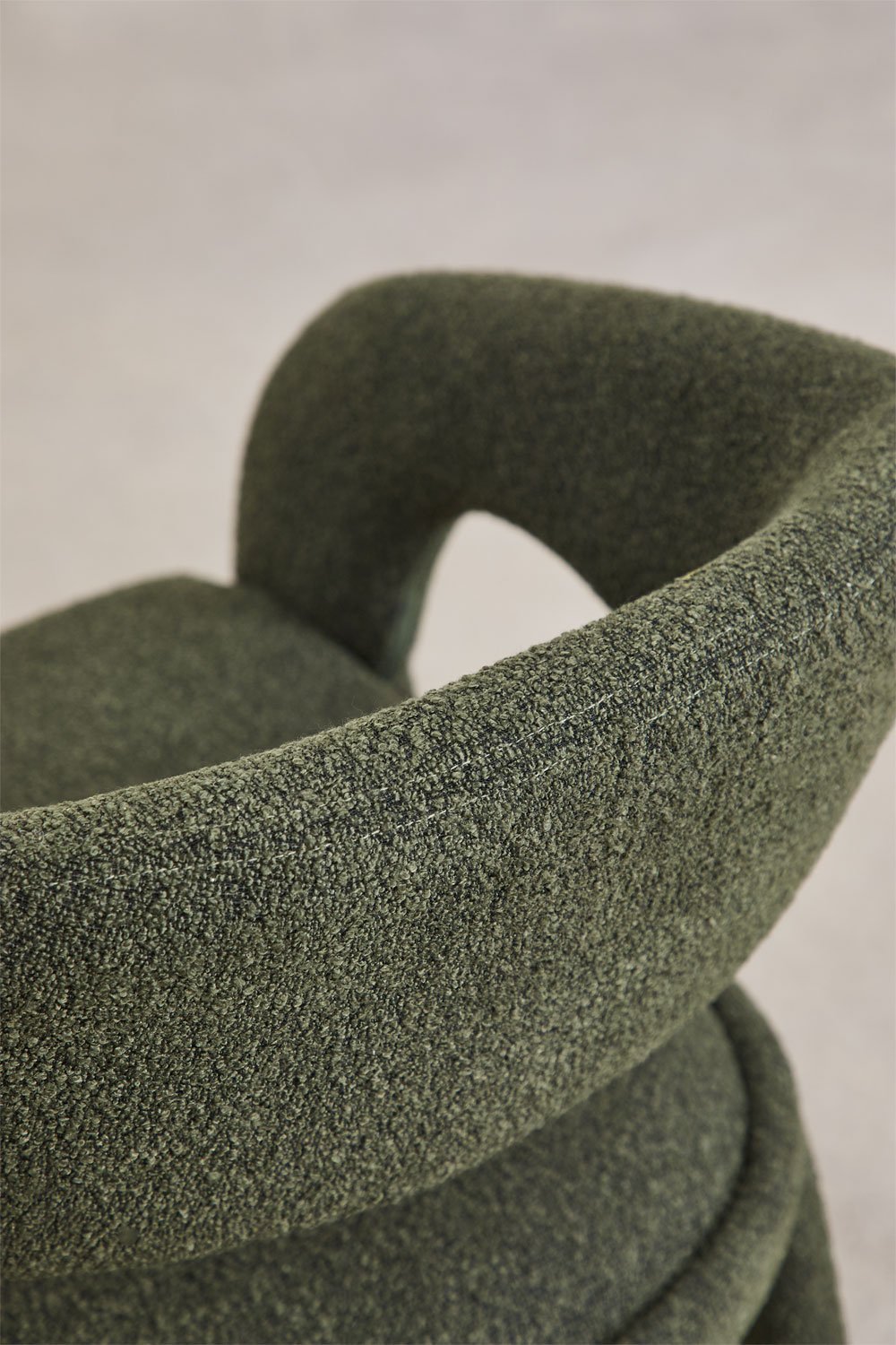 Lot de 4 chaises de salle à manger rembourrées Arazeina avec accoudoirs, image de la galerie 6