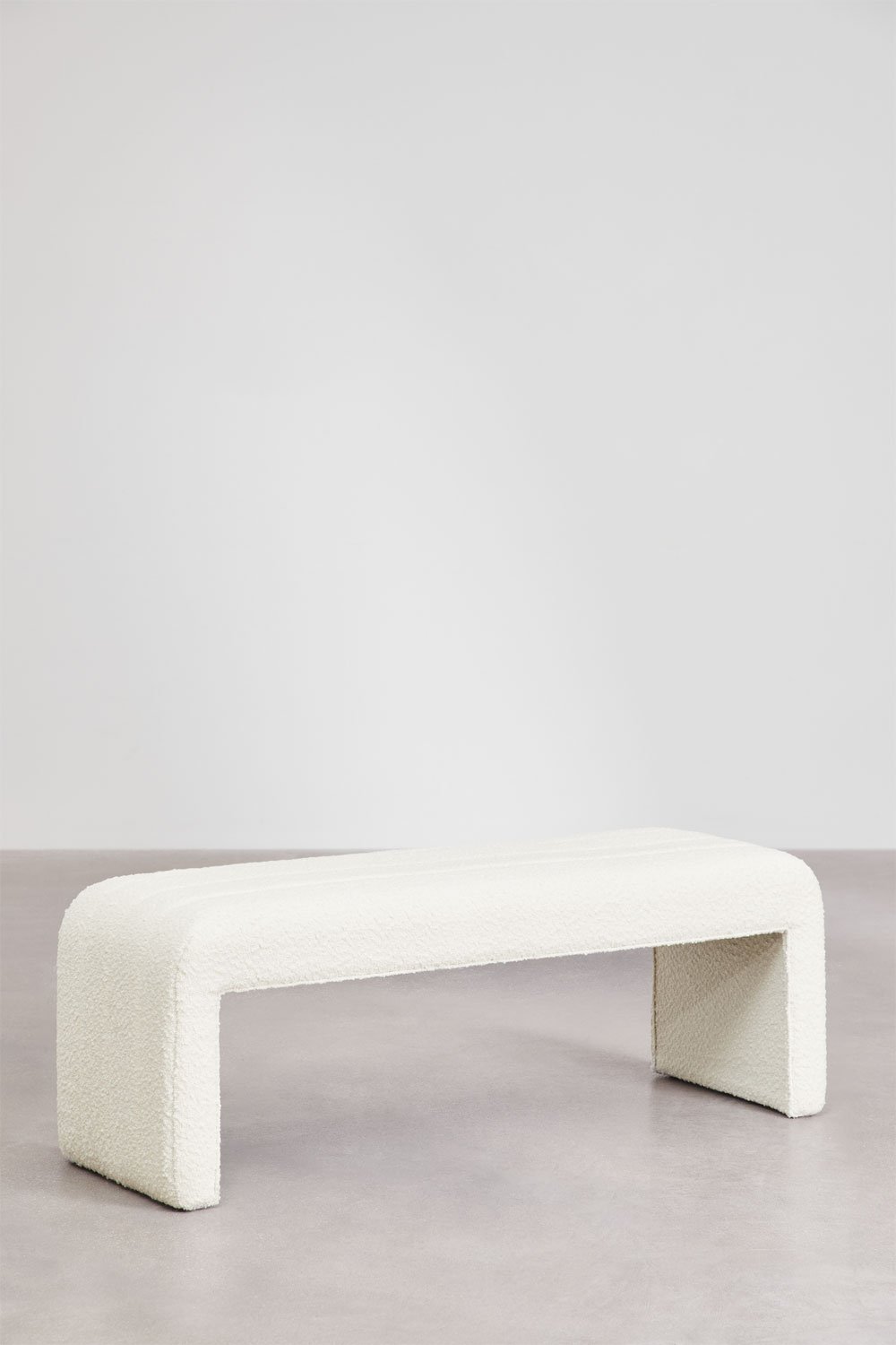 Banco en tela bouclé Vera, image de la galerie 3