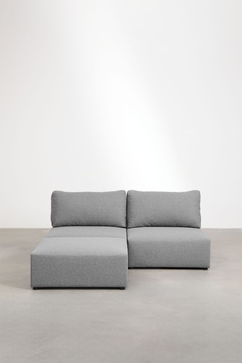 Canapé modulable 2 pièces avec pouf Kata, image de la galerie 4