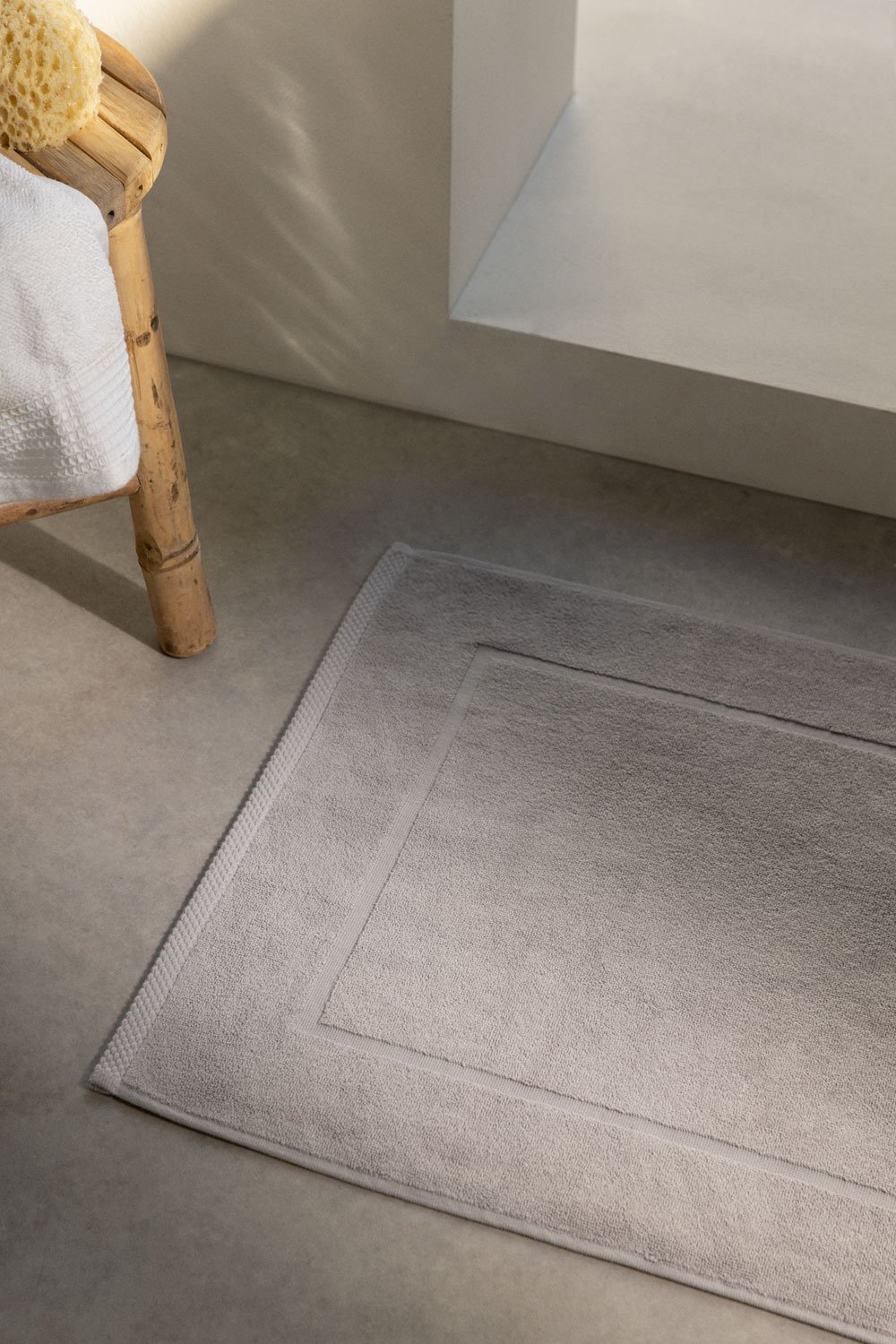 Tapis de bain en coton (50x80 cm) Selyra, image de la galerie 1