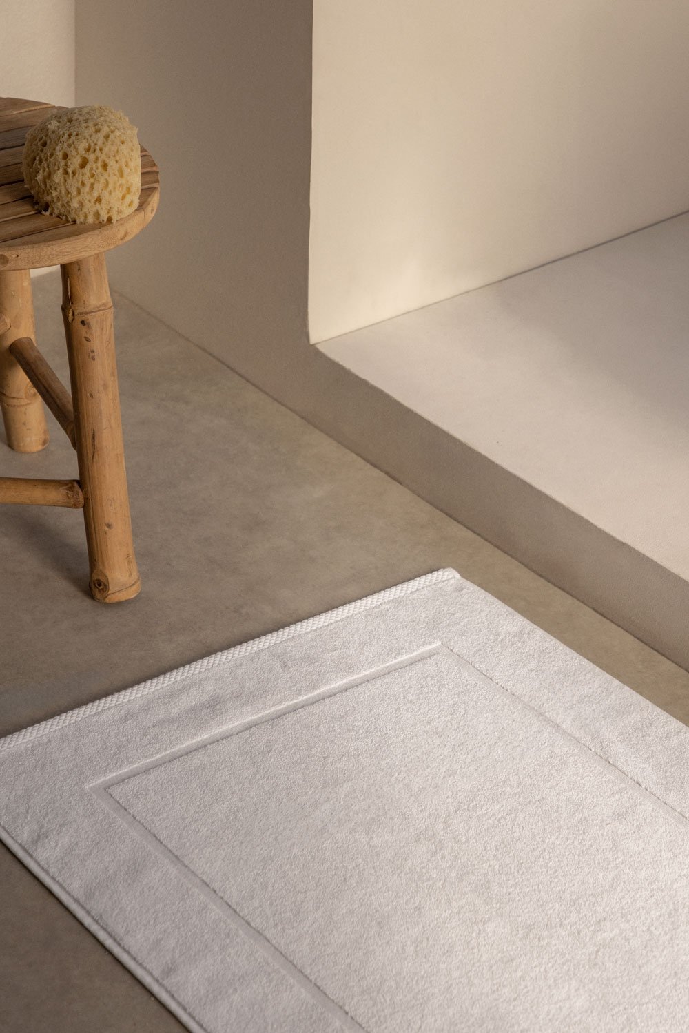 Tapis de bain en coton (50x80 cm) Selyra, image de la galerie 1