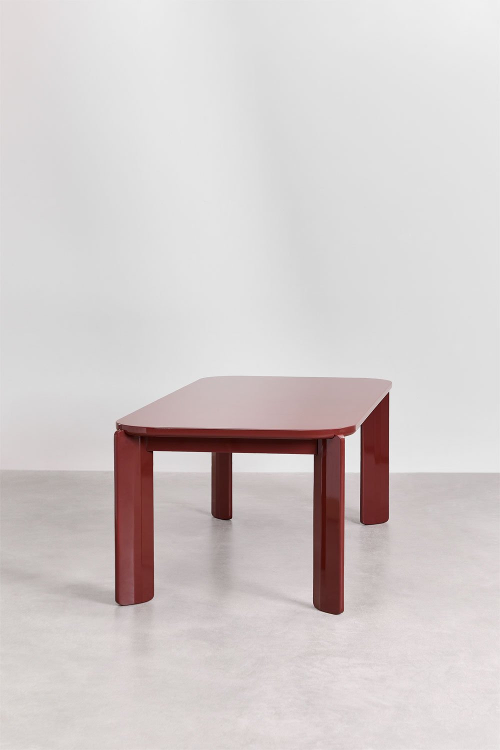 Table à manger rectangulaire 200x100 cm en MDF Geneva, image de la galerie 6