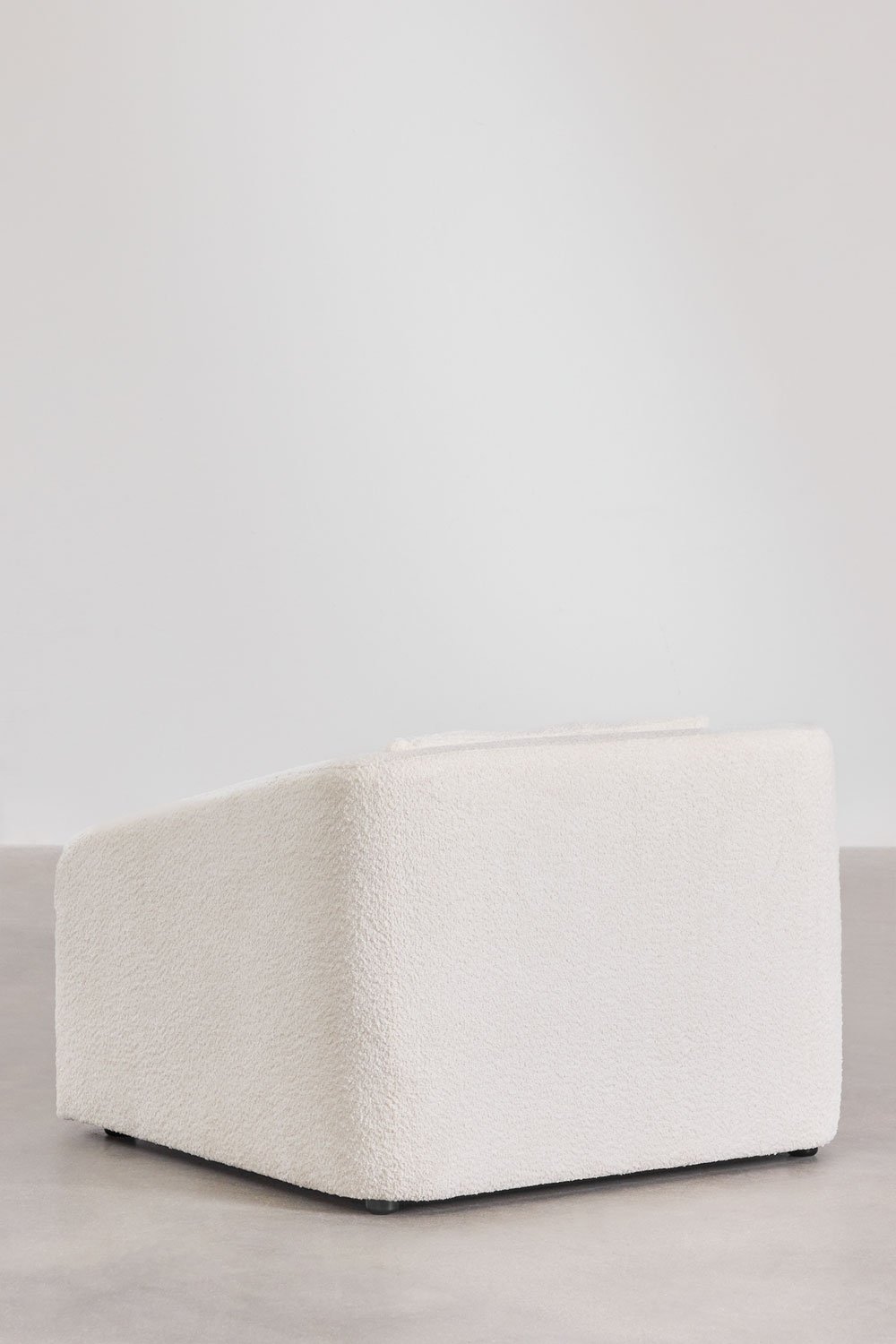 Fauteuil-lit en tissu bouclé Dalila, image de la galerie 7