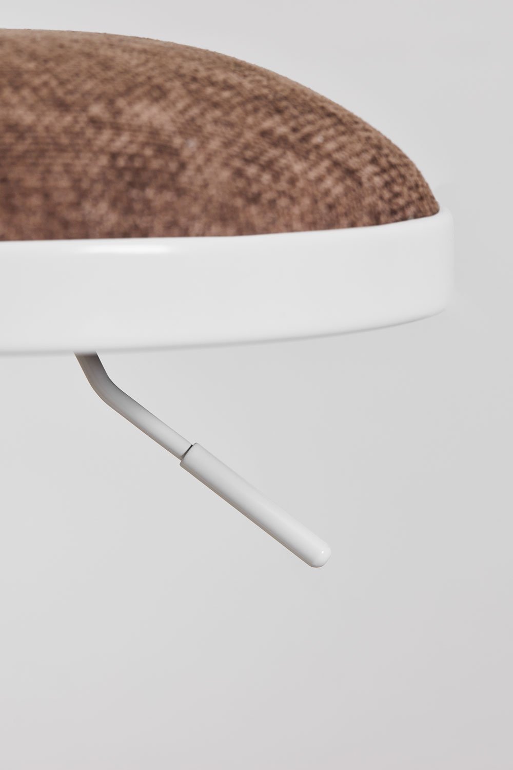 Tabouret haut réglable Igarasi en métal et tissu, image de la galerie 5