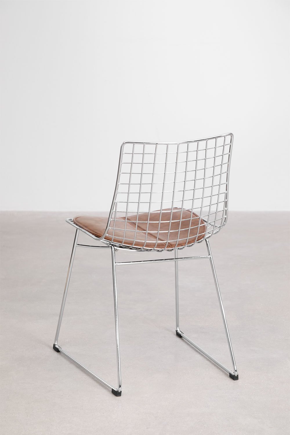 Pack de 2 chaises de salle à manger en acier Renee, image de la galerie 5