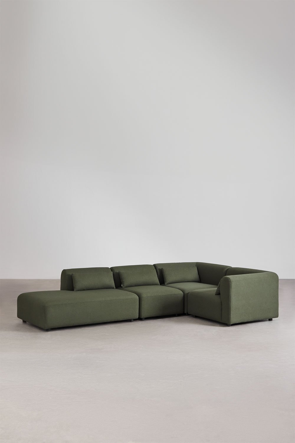 Canapé d'angle modulaire 4 pièces Fogler avec divan gauche , image de la galerie 1