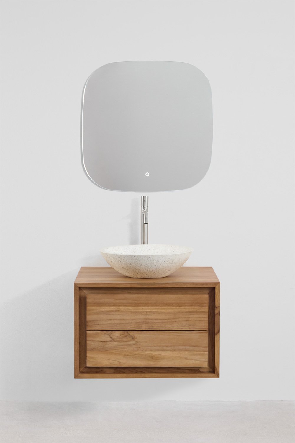 Ensemble de meubles de salle de bain en bois de teck Jabari, image de la galerie 2