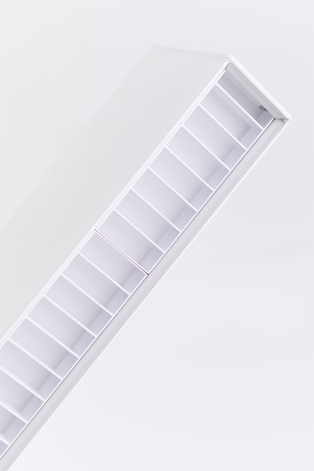 Suspension linéaire LED 120 cm en aluminium Jiva, image de la galerie 3