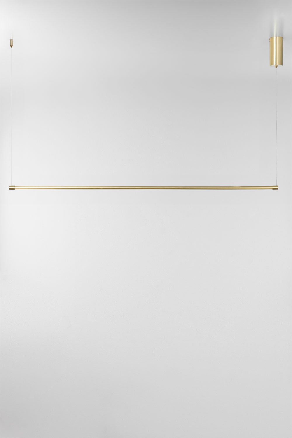 Lampe suspendue linéaire LED 120 cm en métal Bergene, image de la galerie 3