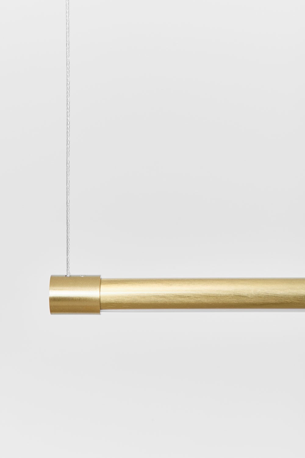 Lampe suspendue linéaire LED 120 cm en métal Bergene, image de la galerie 5