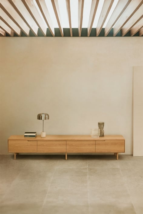 Meuble TV en bois Treveris