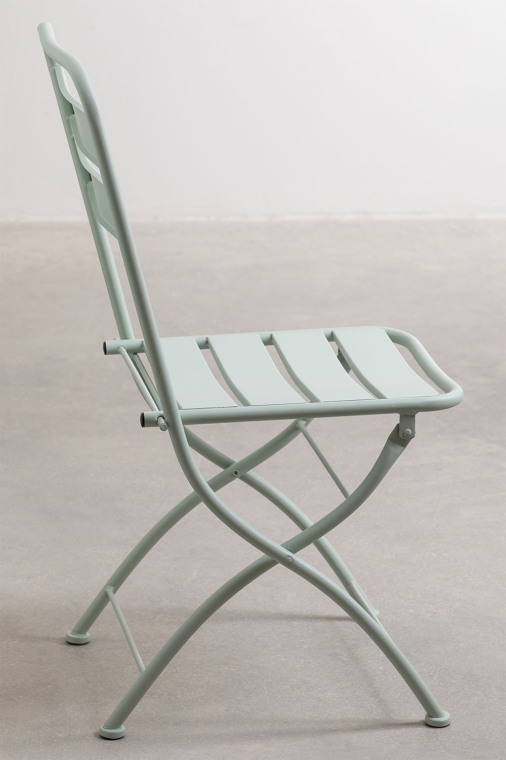 Pack de 4 chaises de salle à manger pliantes en acier Janti, image de la galerie 3