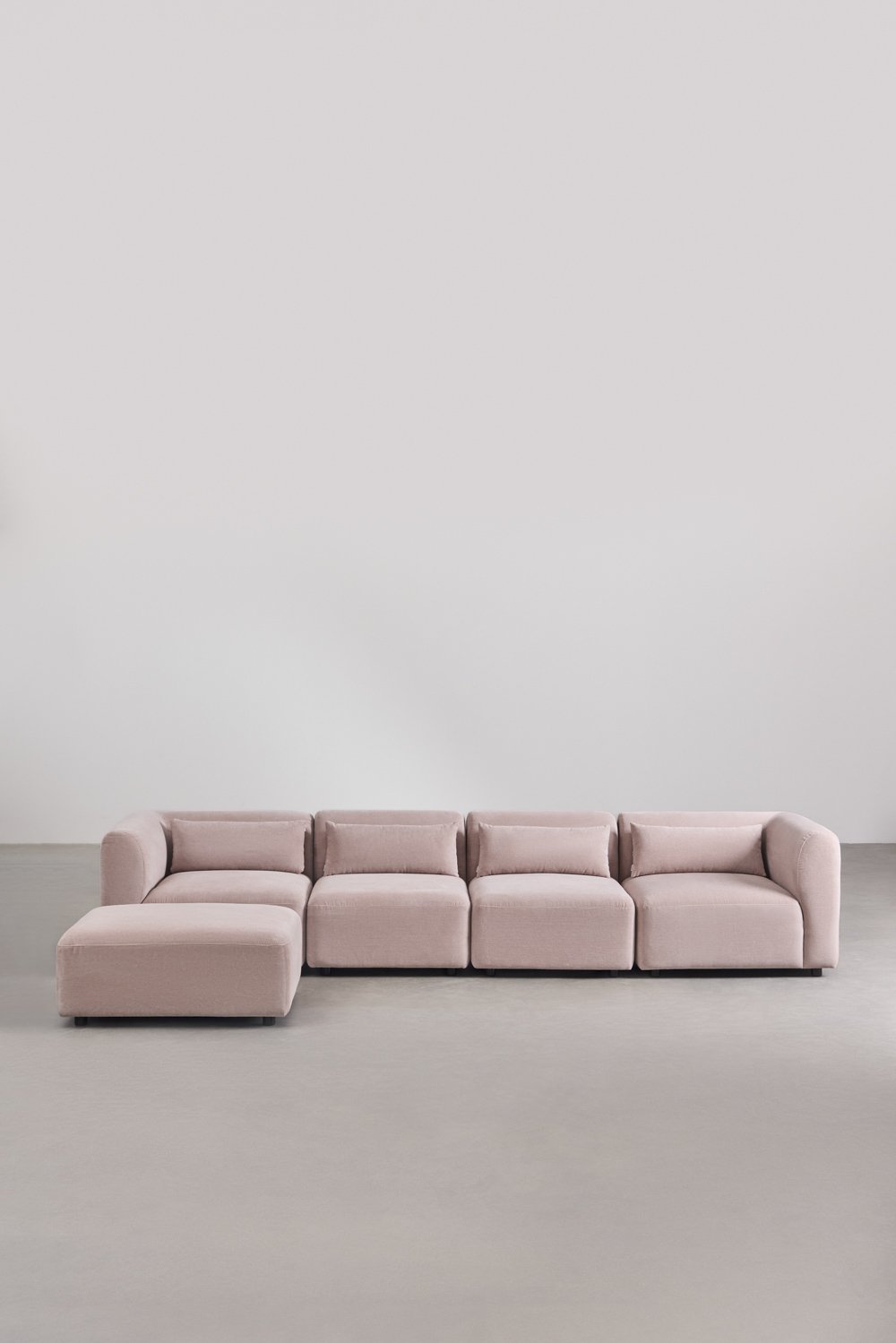Canapé modulaire 4 pièces avec pouf Fogler, image de la galerie 3