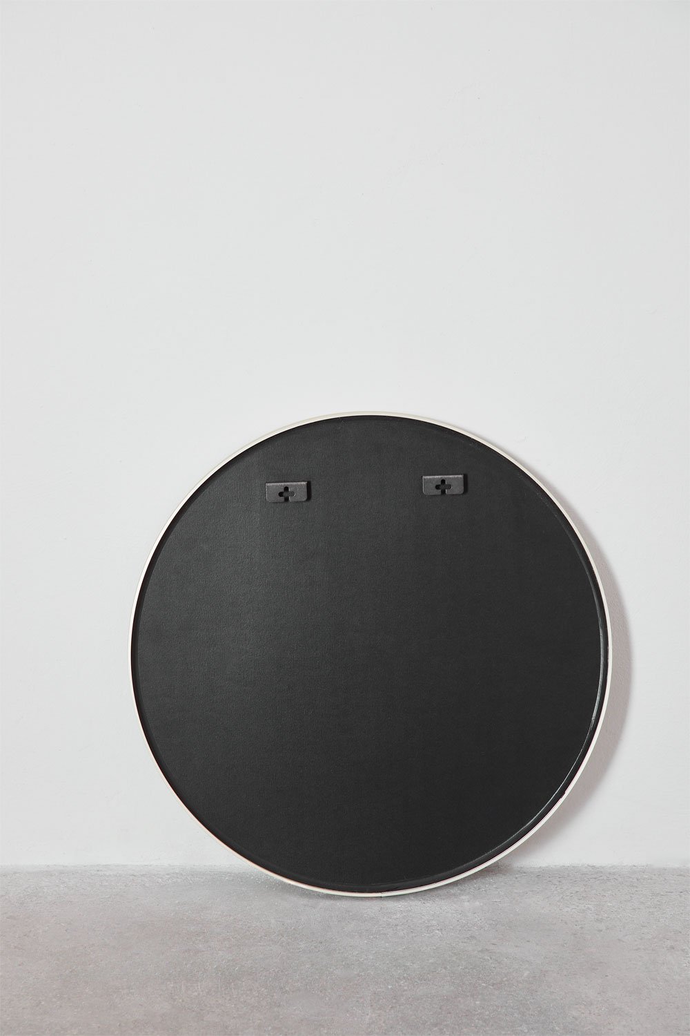 Miroir mural rond Ø60 cm en aluminium Oreste, image de la galerie 5