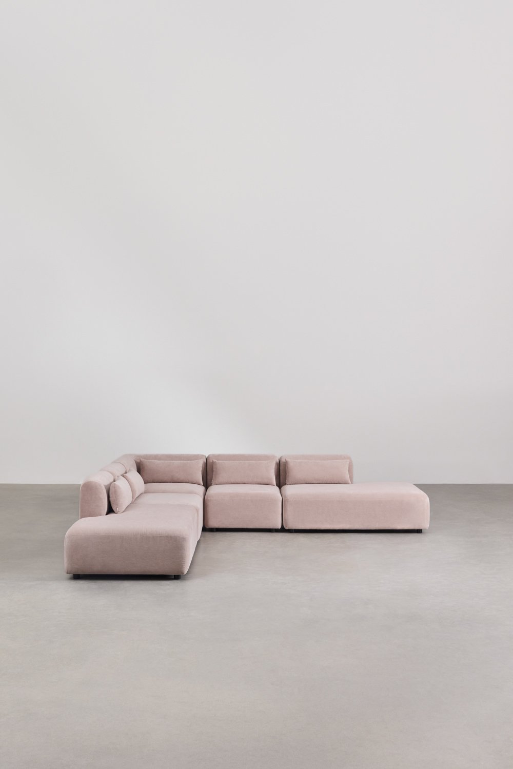 Canapé modulaire d'angle 5 pièces Fogler avec méridienne double, image de la galerie 4