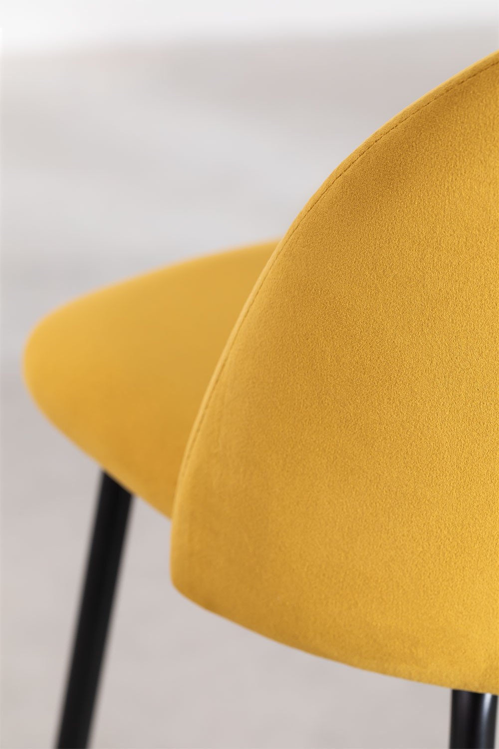 Pack de 2 tabourets hauts en velours Kana Design, image de la galerie 5