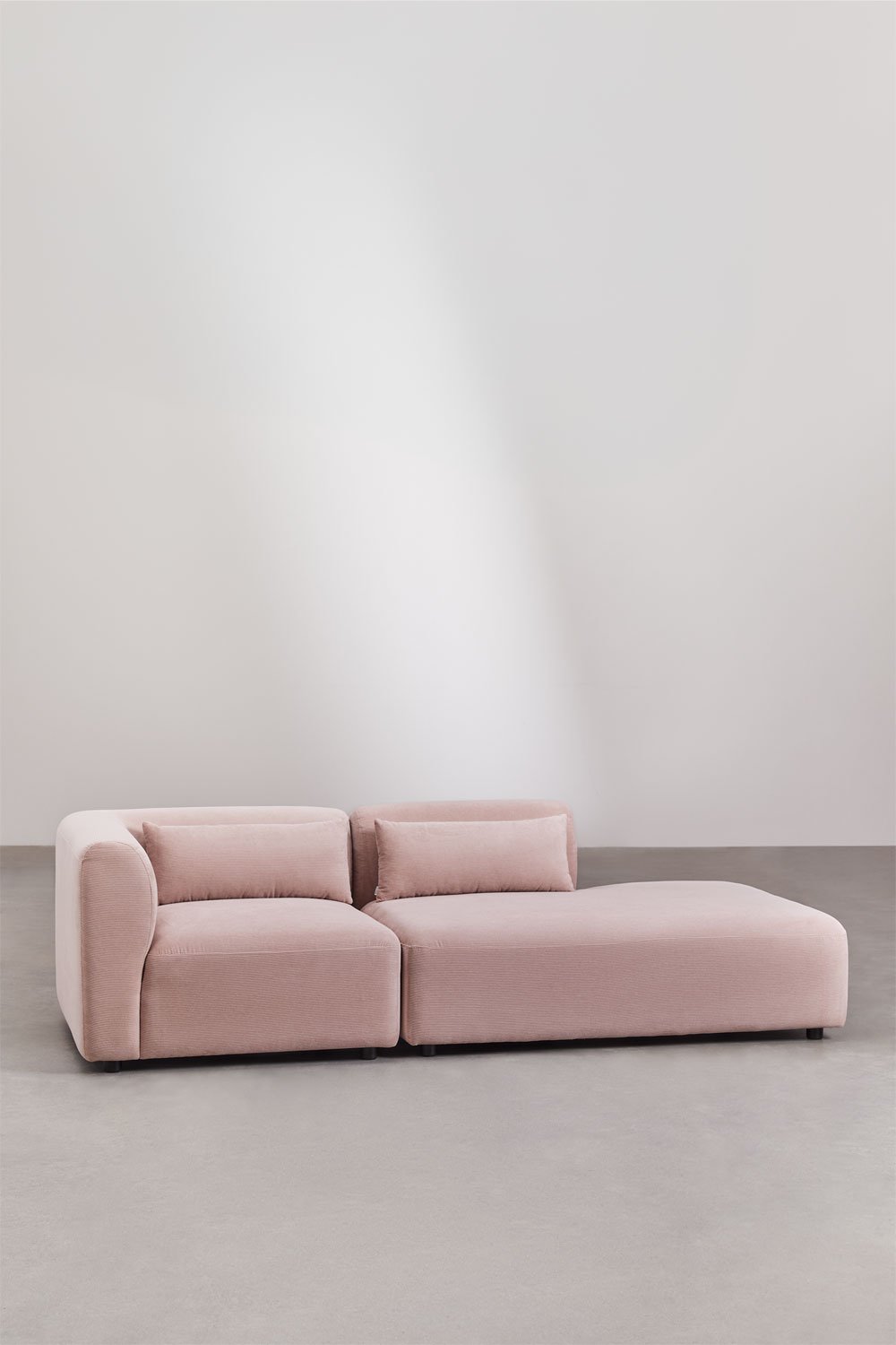 Canapé modulaire d'angle 2 pièces Fogler avec méridienne droite, image de la galerie 1
