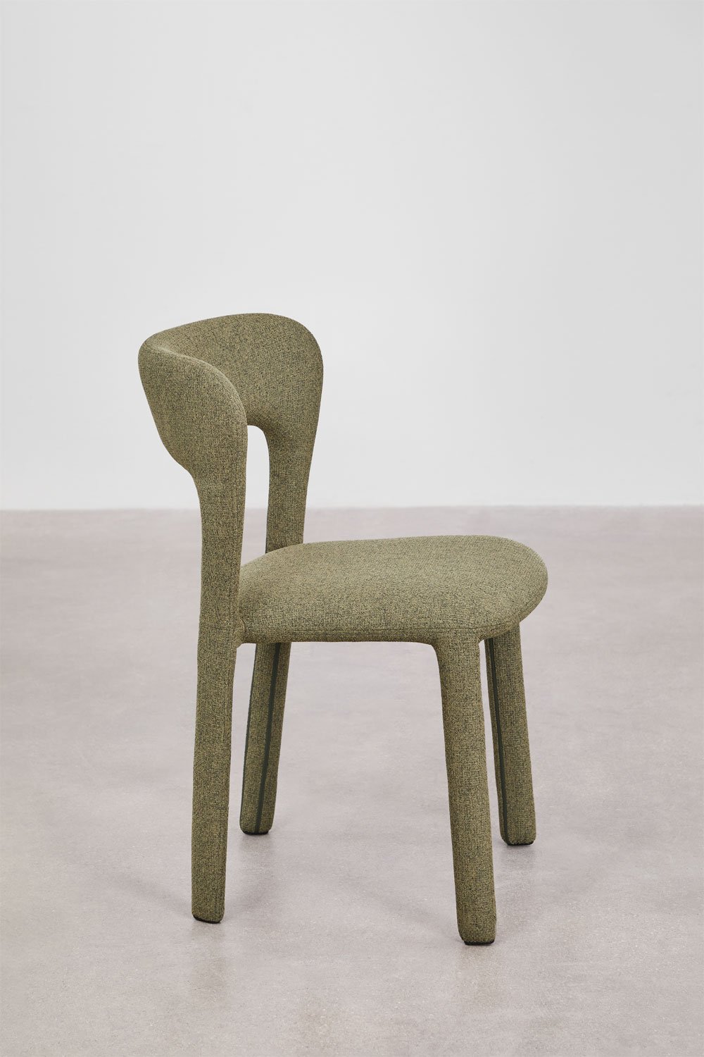 Pack de 4 chaises de salle à manger rembourrées Brusel, image de la galerie 4