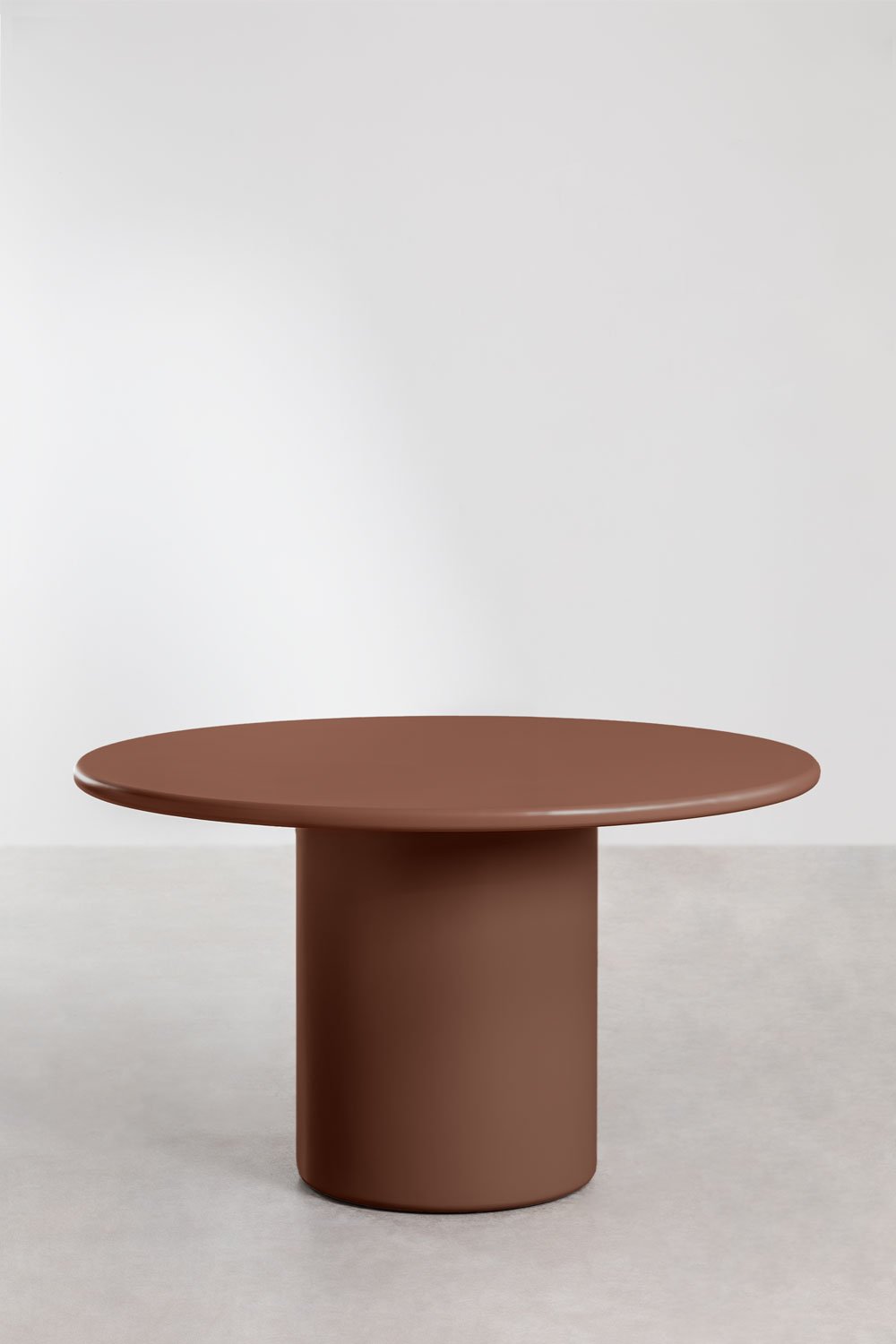 Table de salle à manger ronde en MDF (Ø130 cm) Rodeo, image de la galerie 2