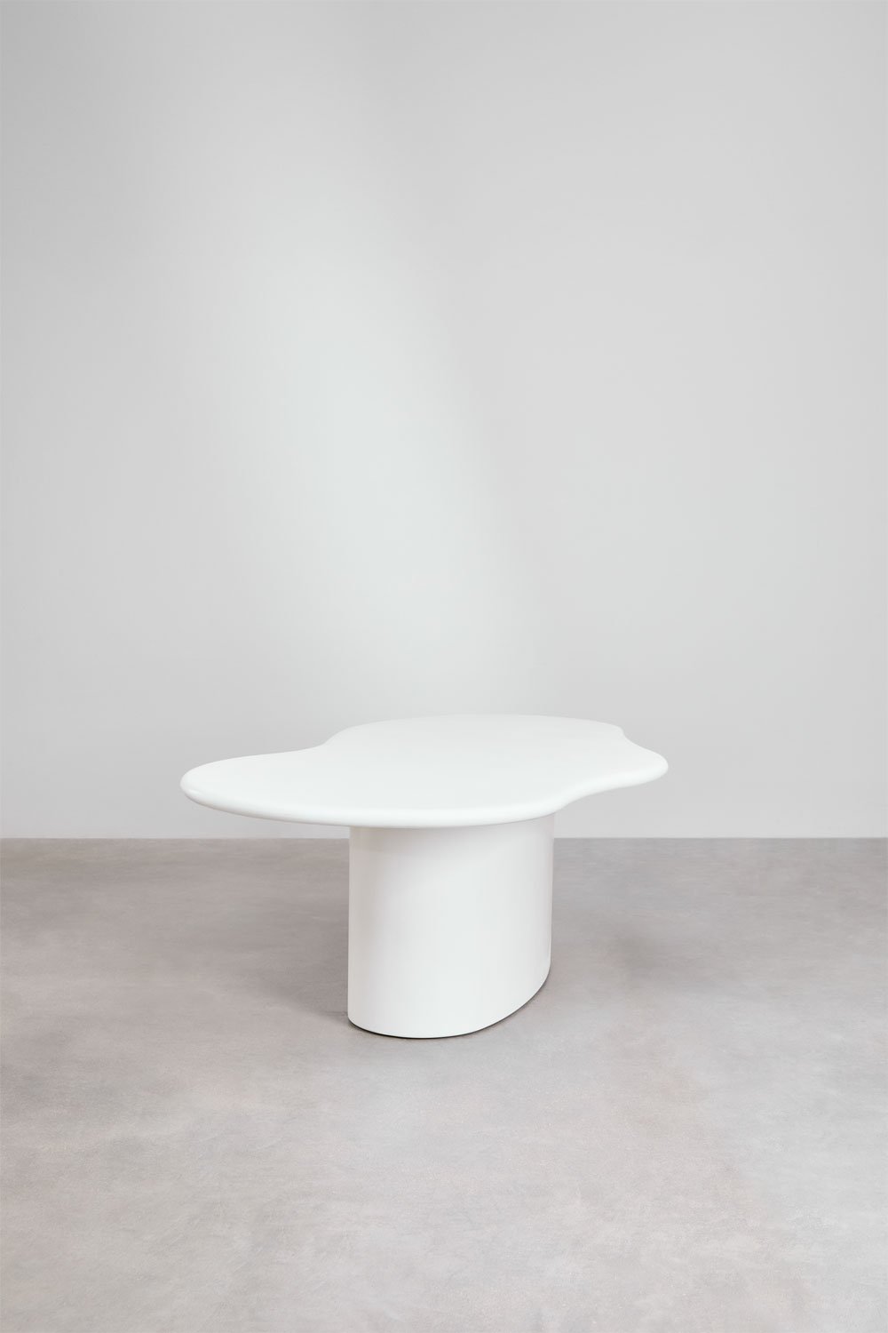 Table de jardin ovale 230x130 cm en ciment de Vaduz, image de la galerie 2