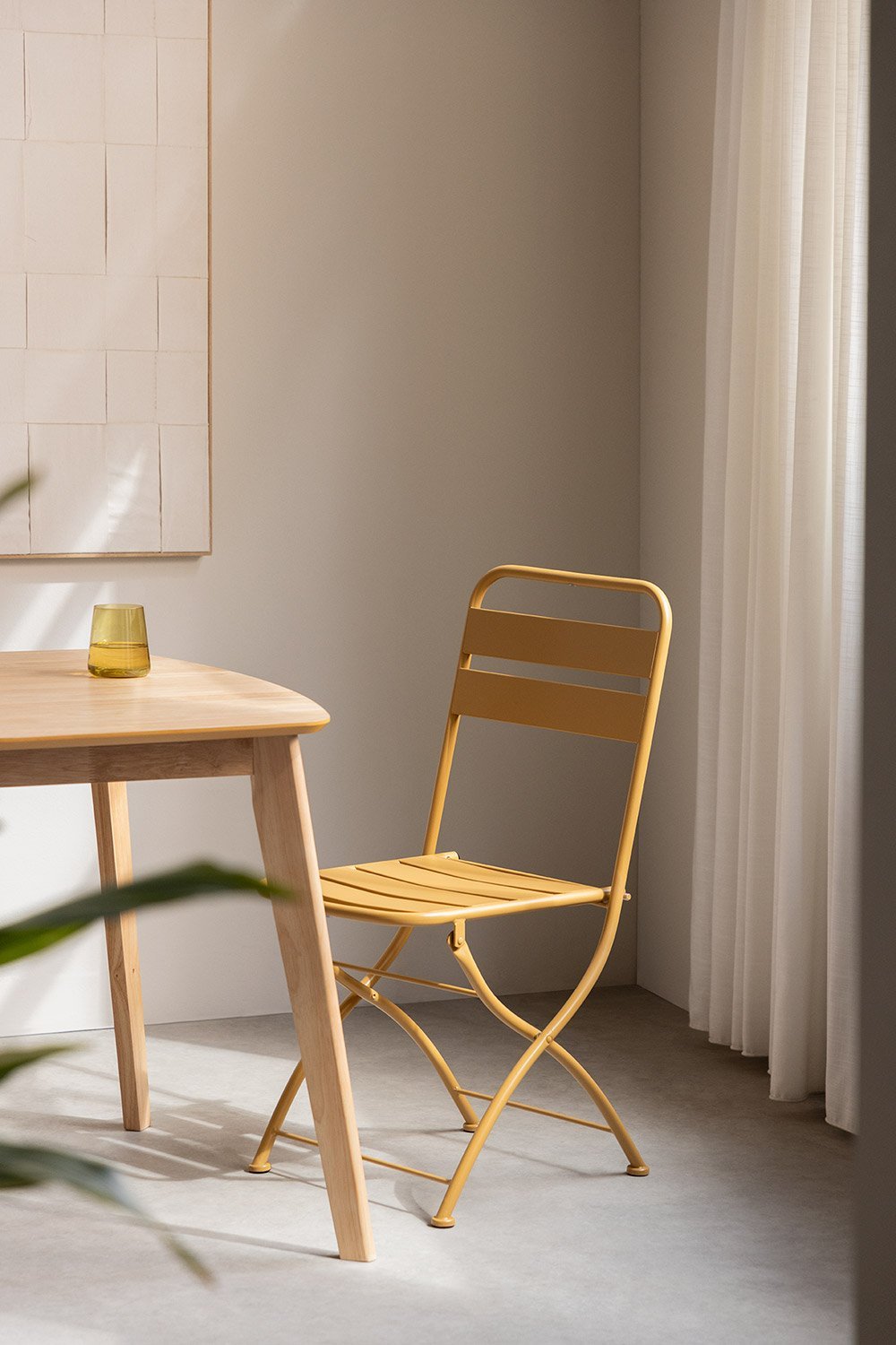 Pack de 2 chaises de salle à manger pliantes Janti, image de la galerie 1