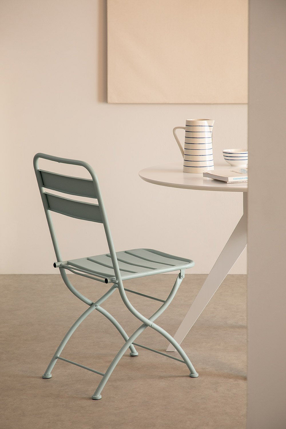 Pack de 4 chaises de salle à manger pliantes Janti, image de la galerie 1