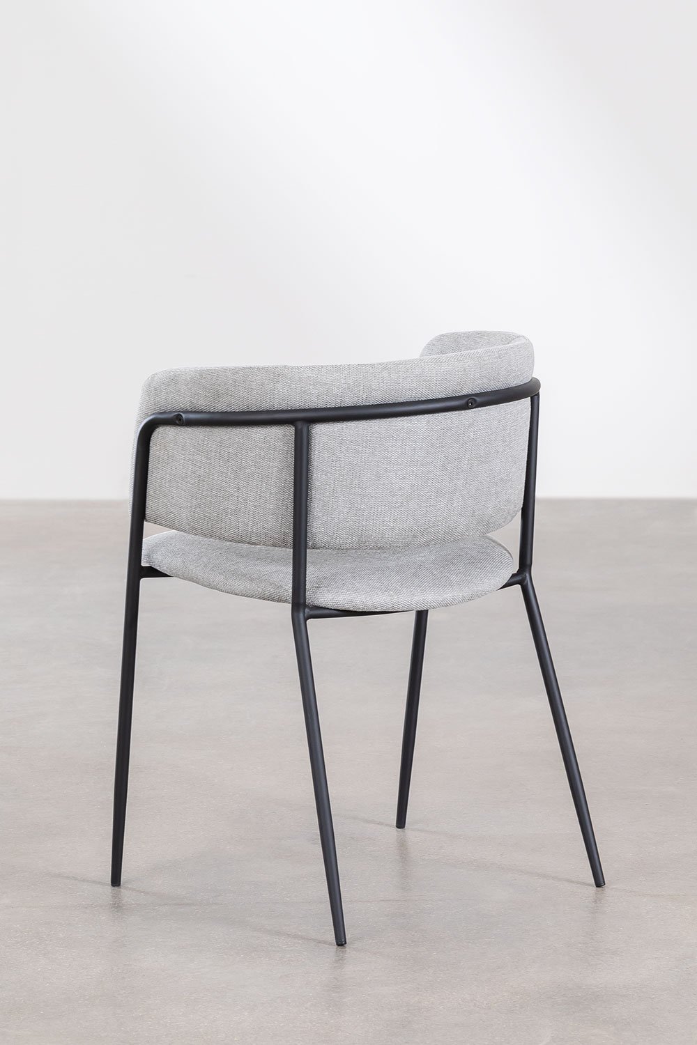 Pack de 2 chaises de salle à manger rembourrées Nalon, image de la galerie 5