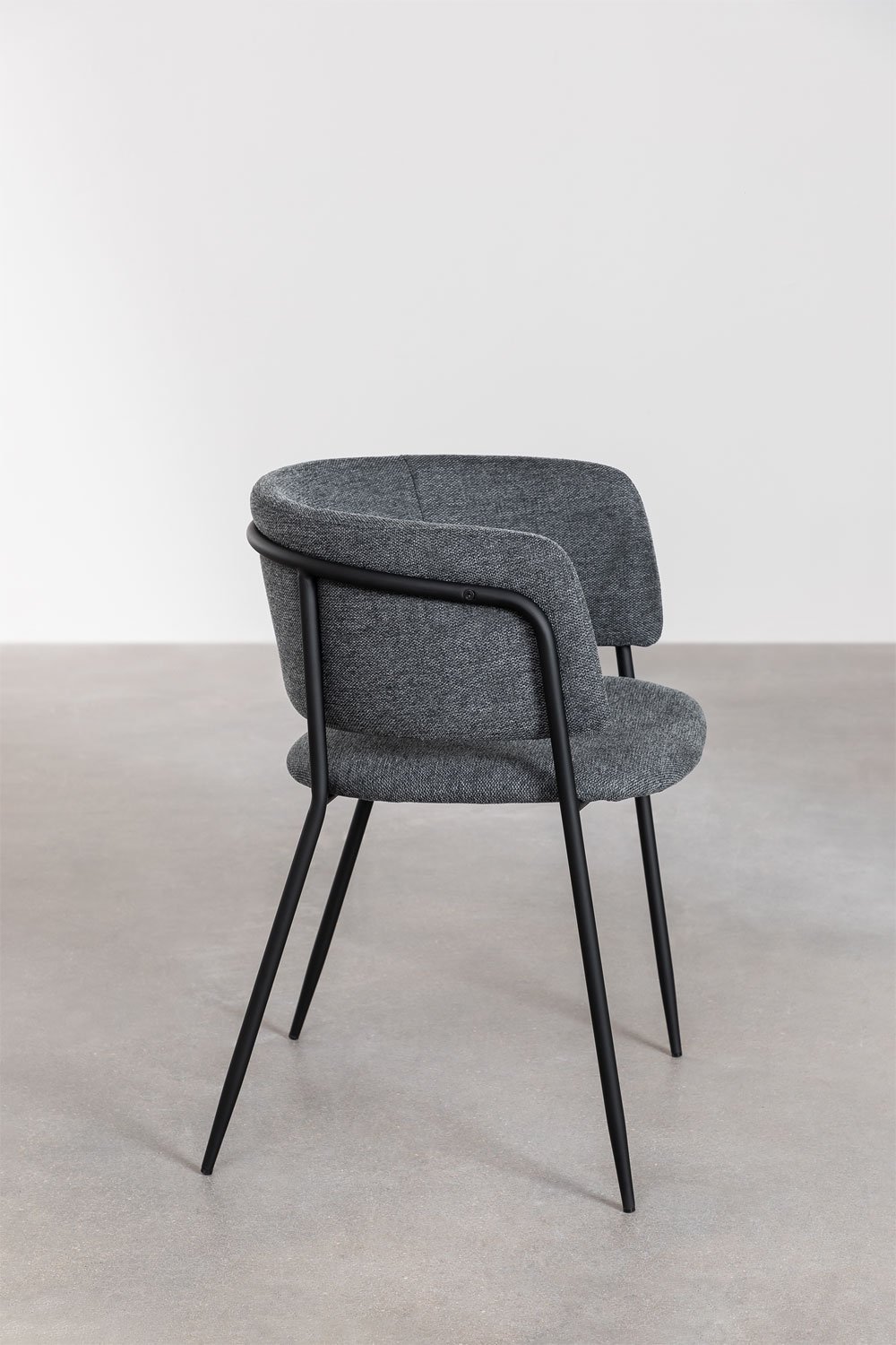 Pack de 4 chaises de salle à manger rembourrées Nalon, image de la galerie 4