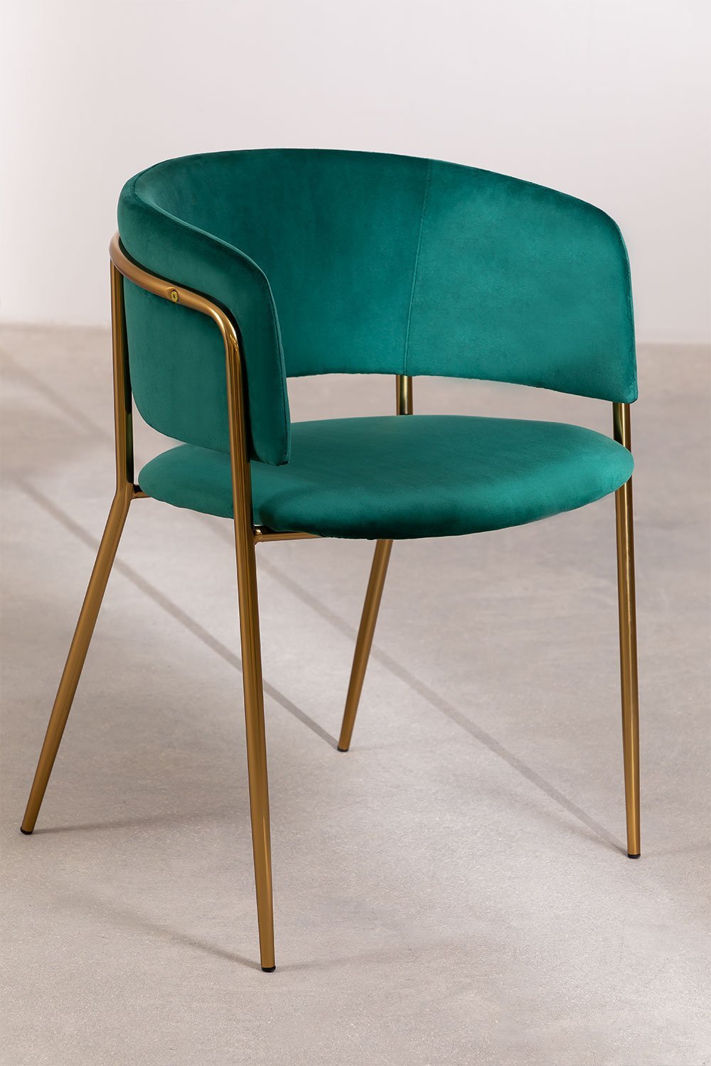 Pack de 2 chaises de salle à manger rembourrées Nalon, image de la galerie 1