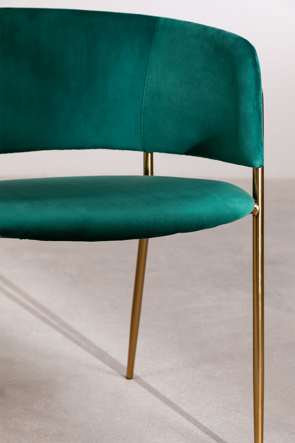 Pack de 4 chaises de salle à manger rembourrées Nalon, image de la galerie 4