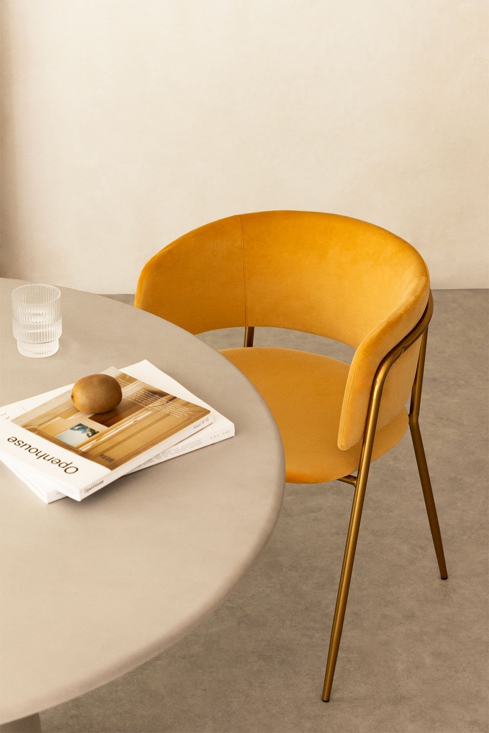 Pack de 4 chaises de salle à manger rembourrées Nalon, image de la galerie 1