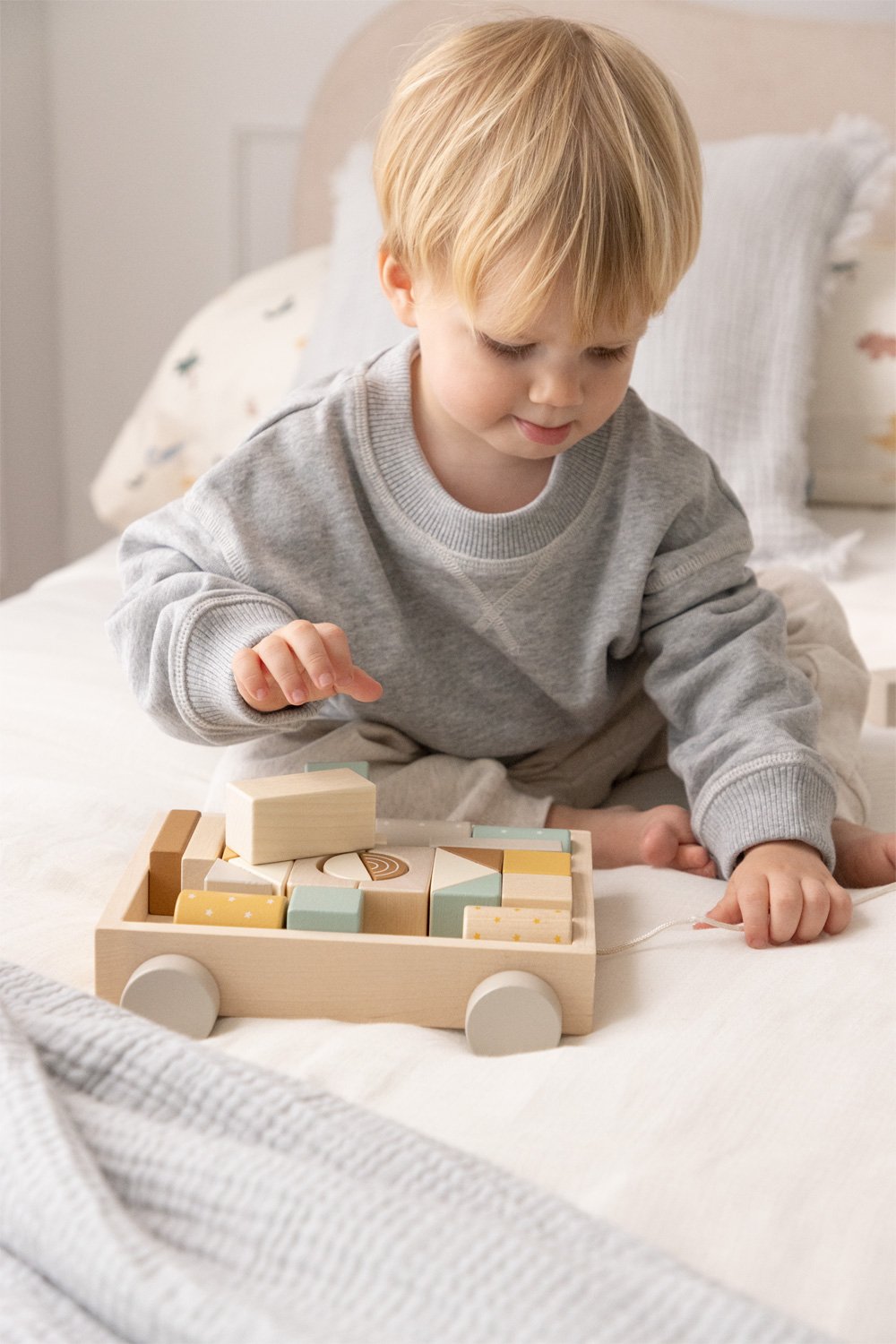 Blocs de construction en bois pour enfants Kigoris, image de la galerie 1