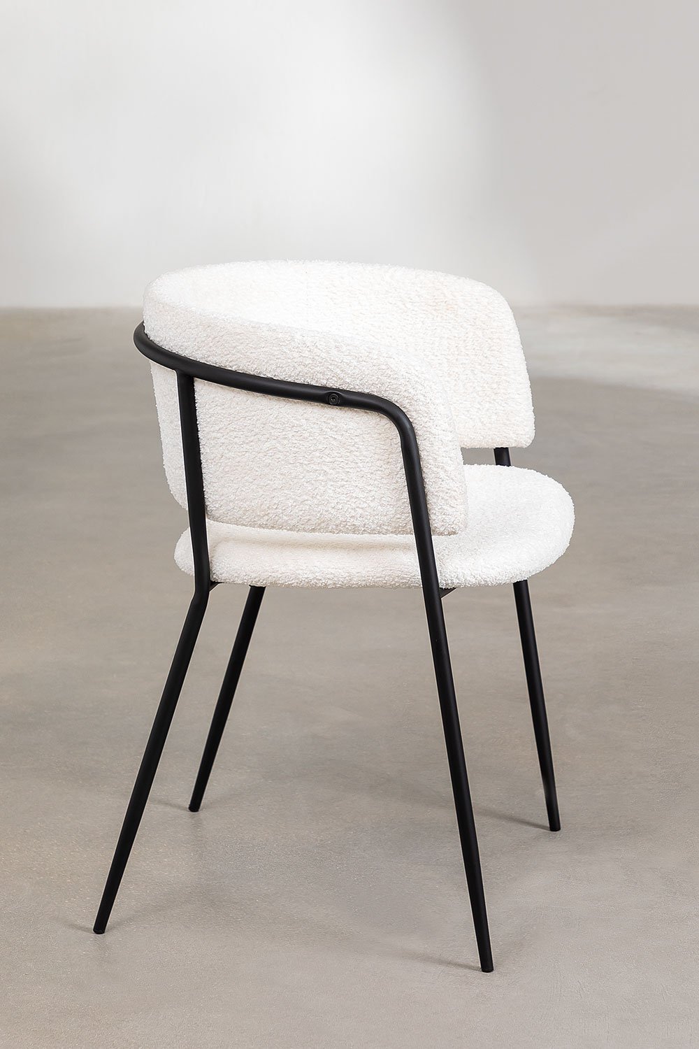 Pack de 2 chaises de salle à manger rembourrées Nalon, image de la galerie 5