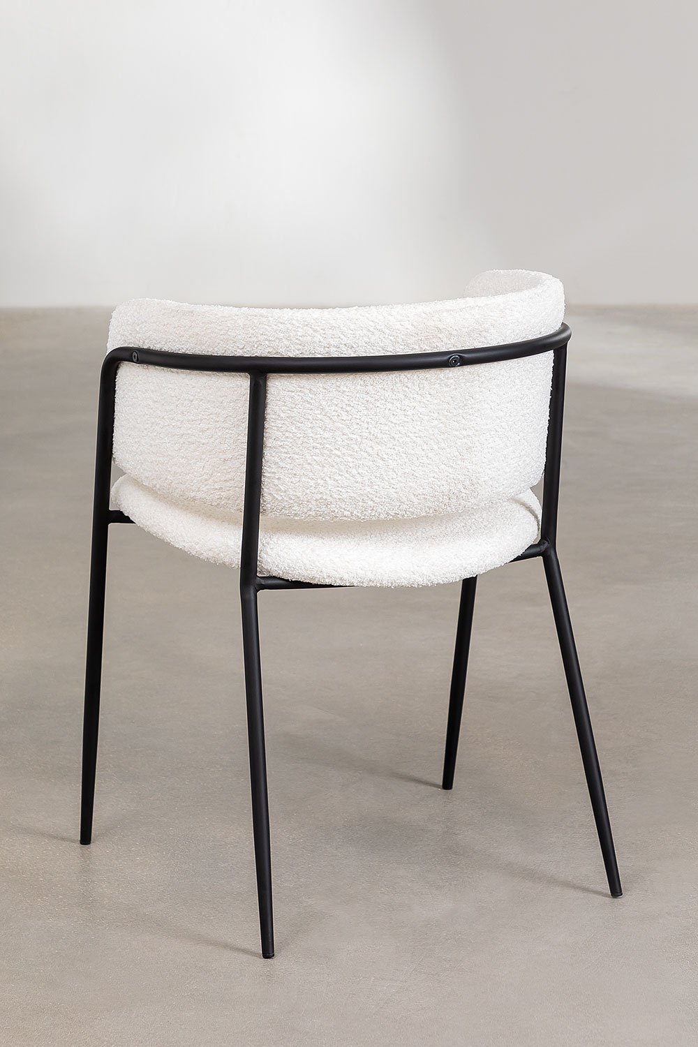 Pack de 4 chaises de salle à manger rembourrées Nalon, image de la galerie 6