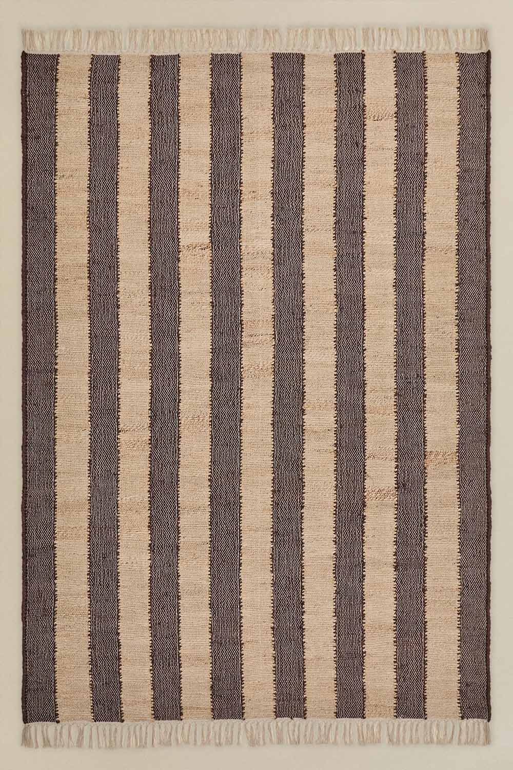 Tapis d'extérieur en jute et coton Serilda, image de la galerie 1