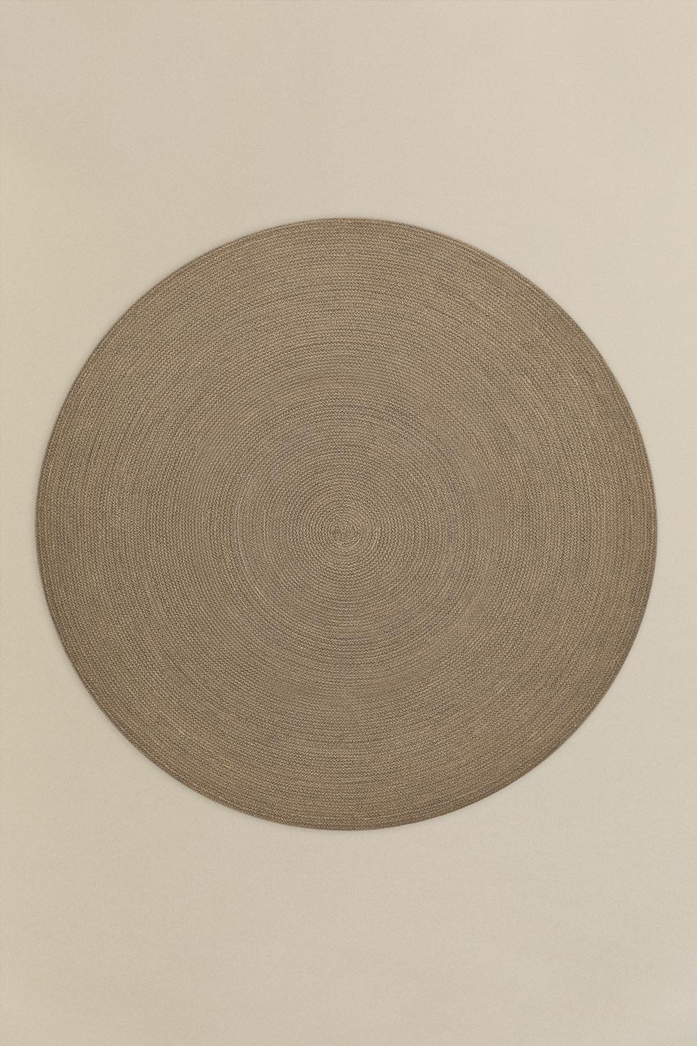 Tapis d'extérieur rond en polypropylène (Ø200 cm) Lisandra, image de la galerie 1