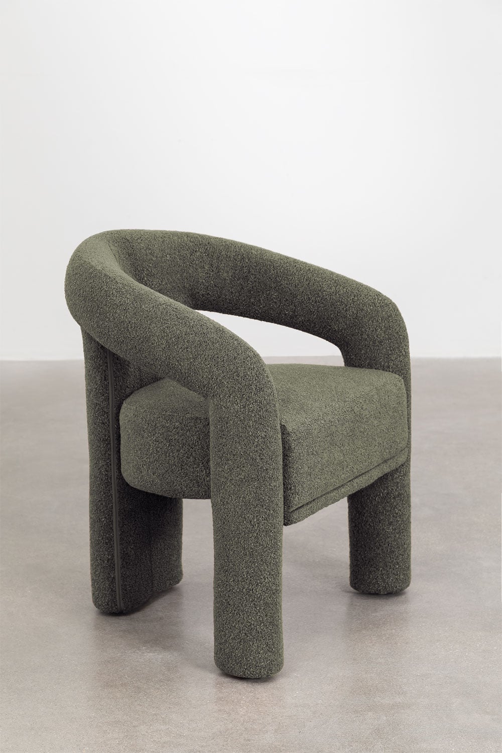 Pack de 4 chaises de salle à manger rembourrées Greca, image de la galerie 3