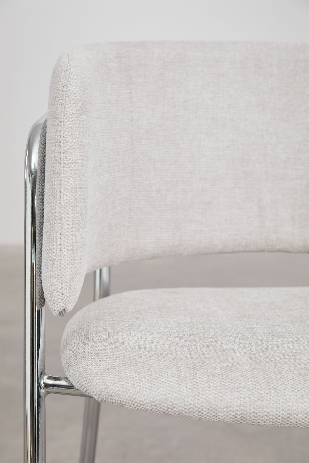 Pack de 2 chaises de salle à manger rembourrées Nalon, image de la galerie 6