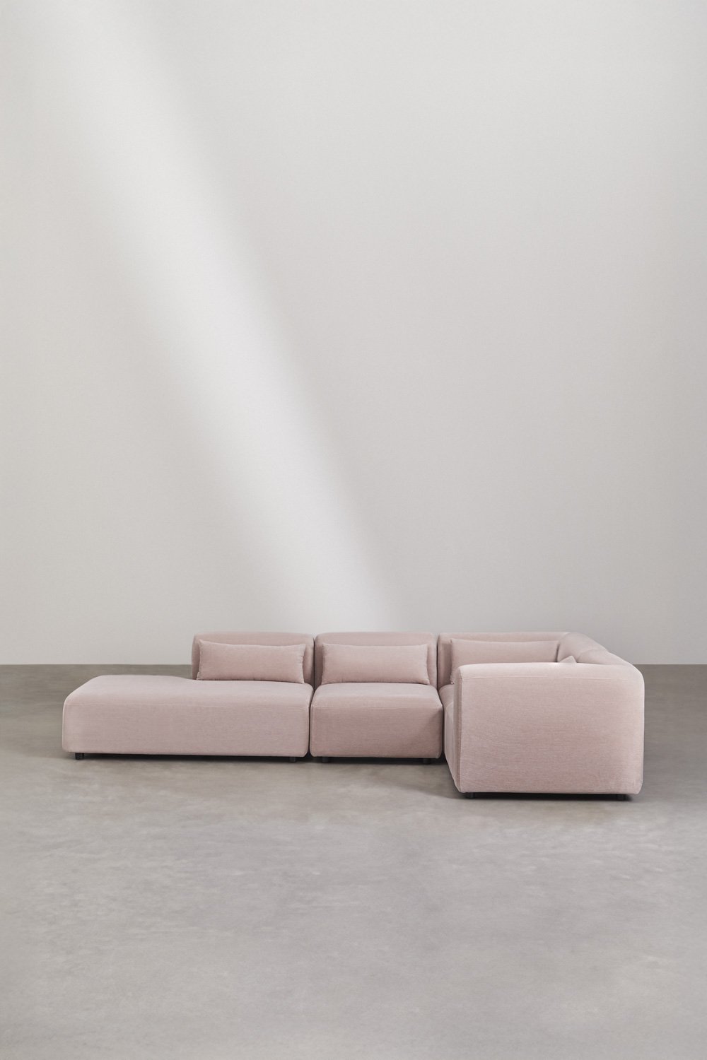 Canapé d'angle modulaire 4 pièces Fogler avec divan gauche , image de la galerie 3