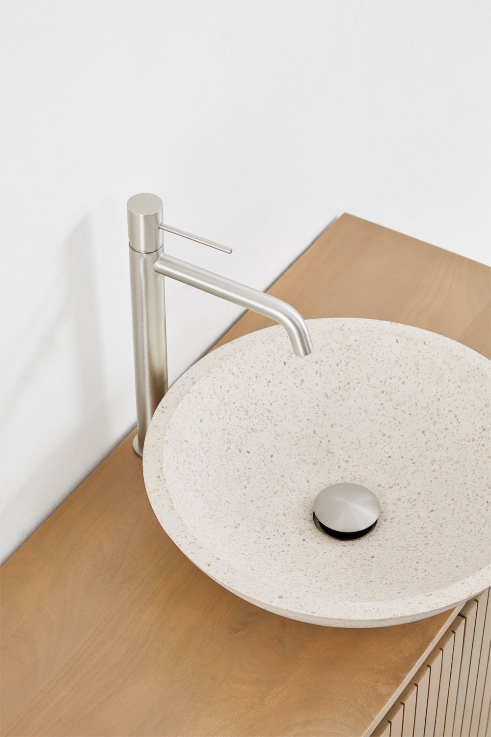 Ensemble de meuble de salle de bain en bois de manguier Analis, image de la galerie 4