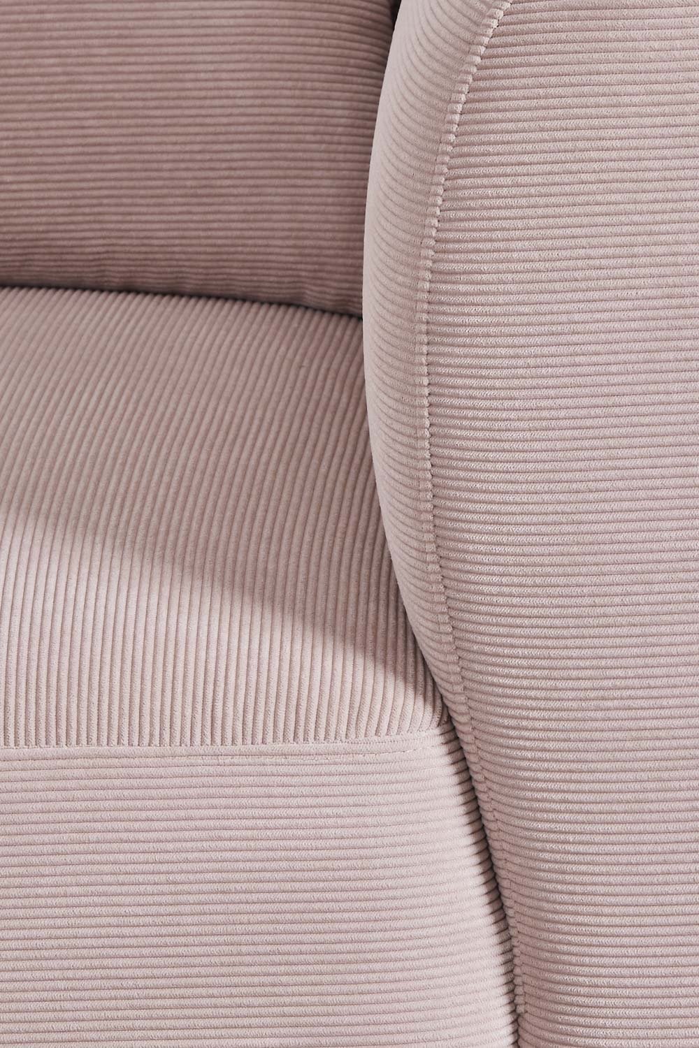 Canapé d'angle modulable 4 pièces avec méridienne droite et pouf Fogler, image de la galerie 2