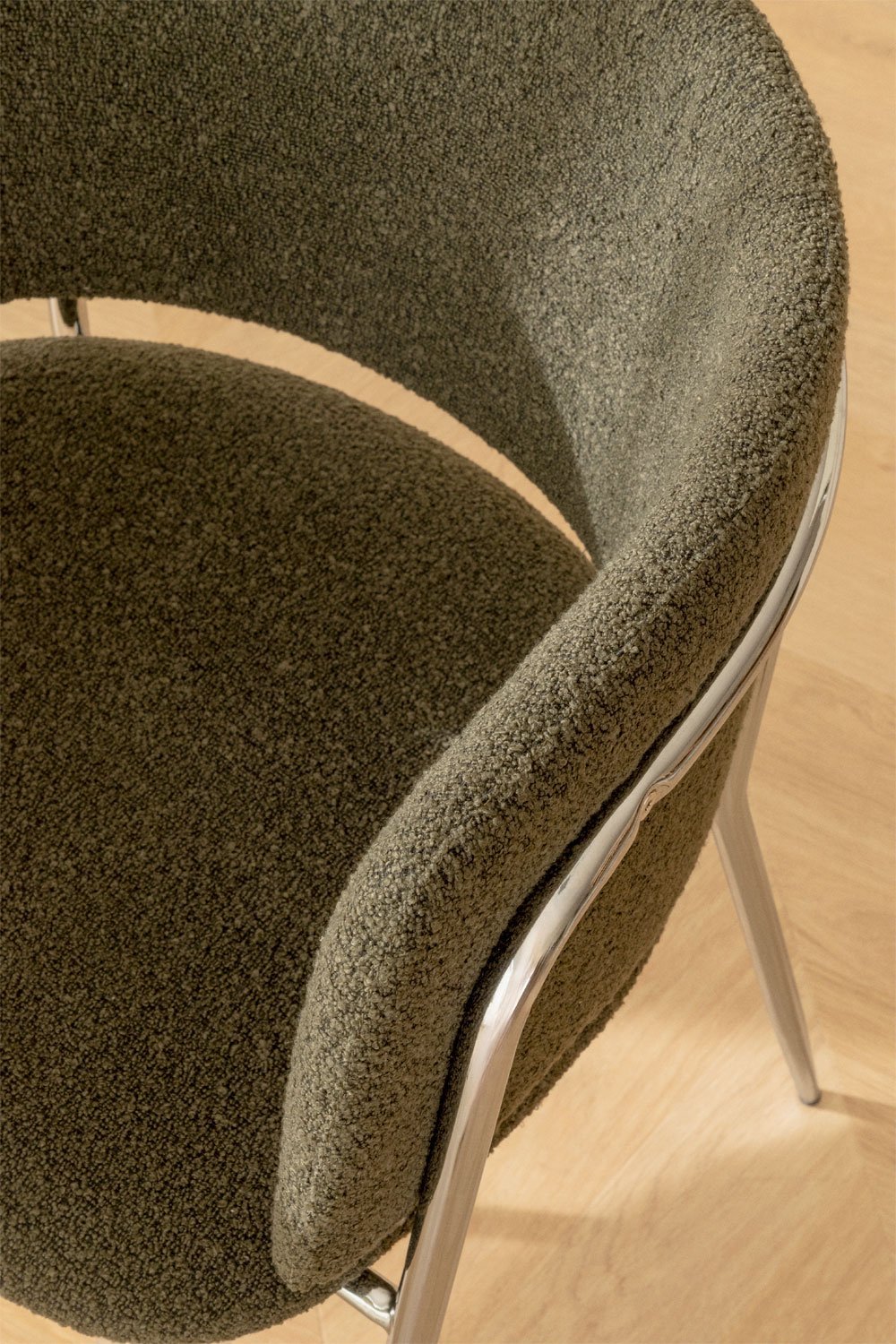 Pack de 4 chaises de salle à manger rembourrées Nalon, image de la galerie 2