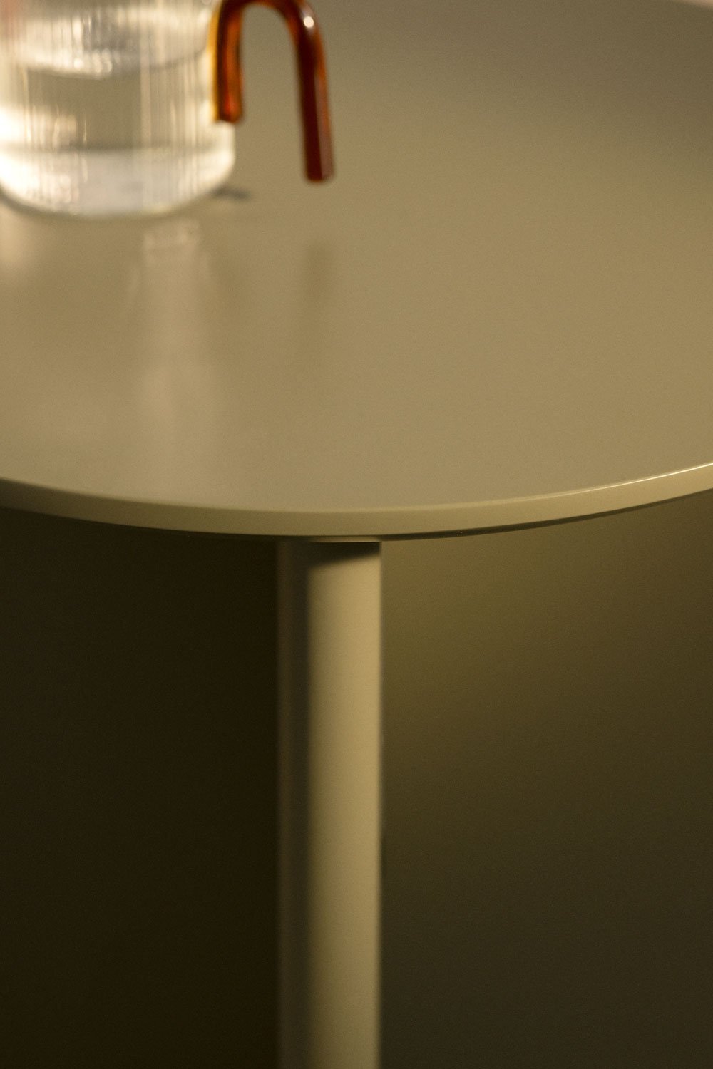 Table d'appoint ronde en MDF (Ø45 cm) Saonara, image de la galerie 2