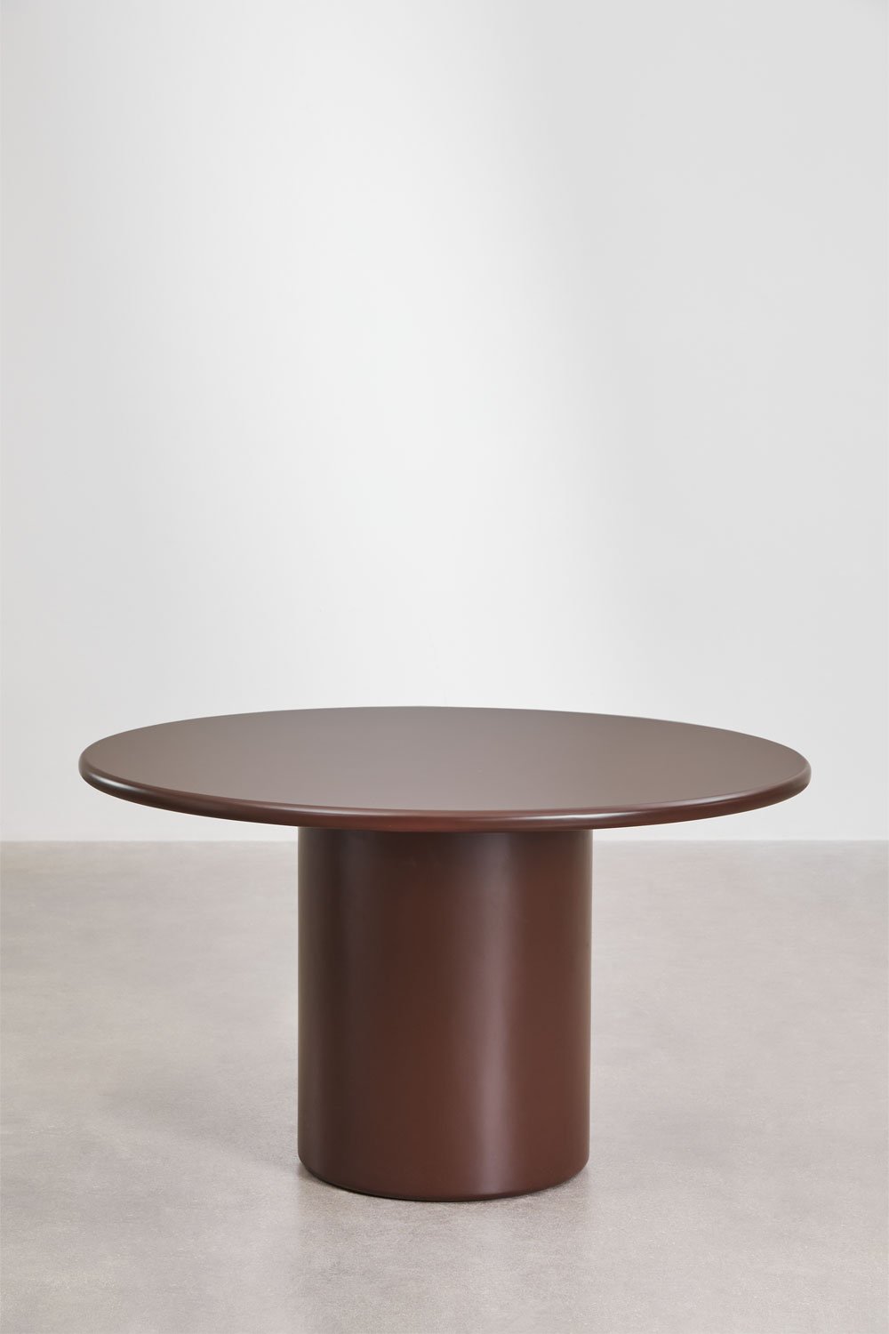 Table de salle à manger ronde en MDF (Ø130 cm) Rodeo, image de la galerie 2