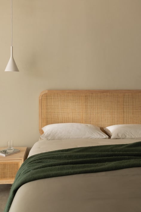 Tête de lit 150cm en bois naturel Reyna