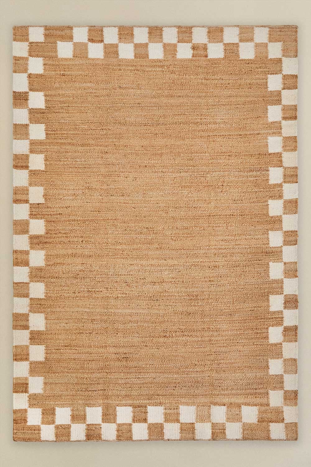 Tapis rectangulaire en jute et coton Luebo, image de la galerie 3